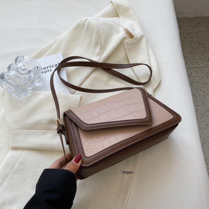 Stone Pattern Square Bag All-match One-shoulder High Sense
Premium Stone Pattern Shoulder Bag | Enchante High Quality Leather