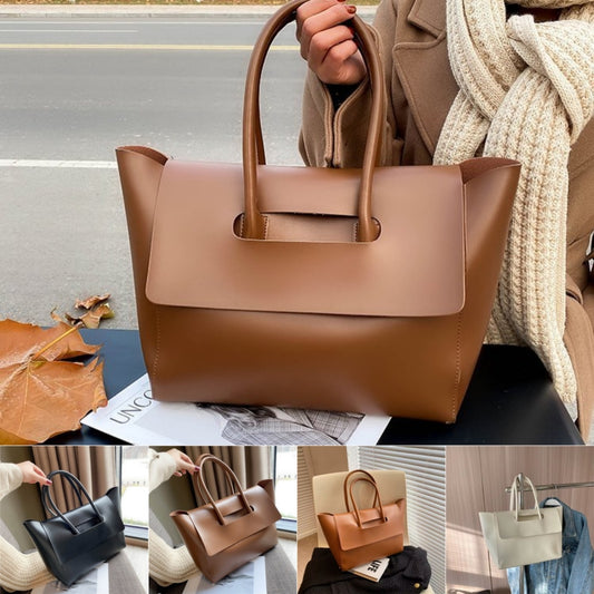 Women Shoulder Bag Large Capacity Simple Retro Handbag High Quality