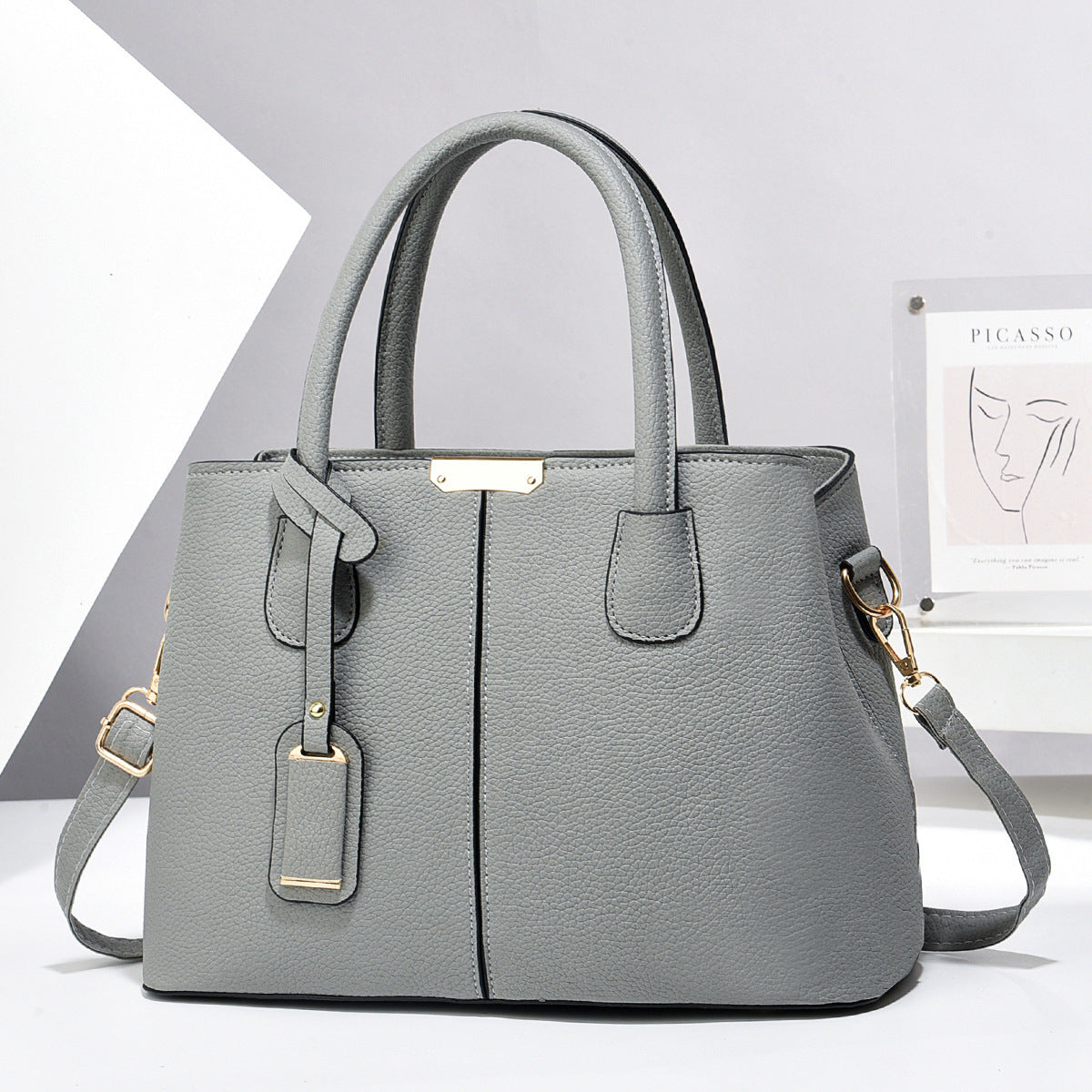 Women's Leather Handbag Large Capacity Shoulder Bags New Fashion