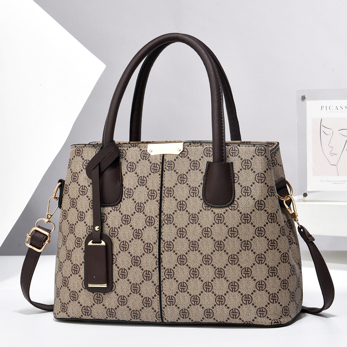 Women's Leather Handbag Large Capacity Shoulder Bags New Fashion