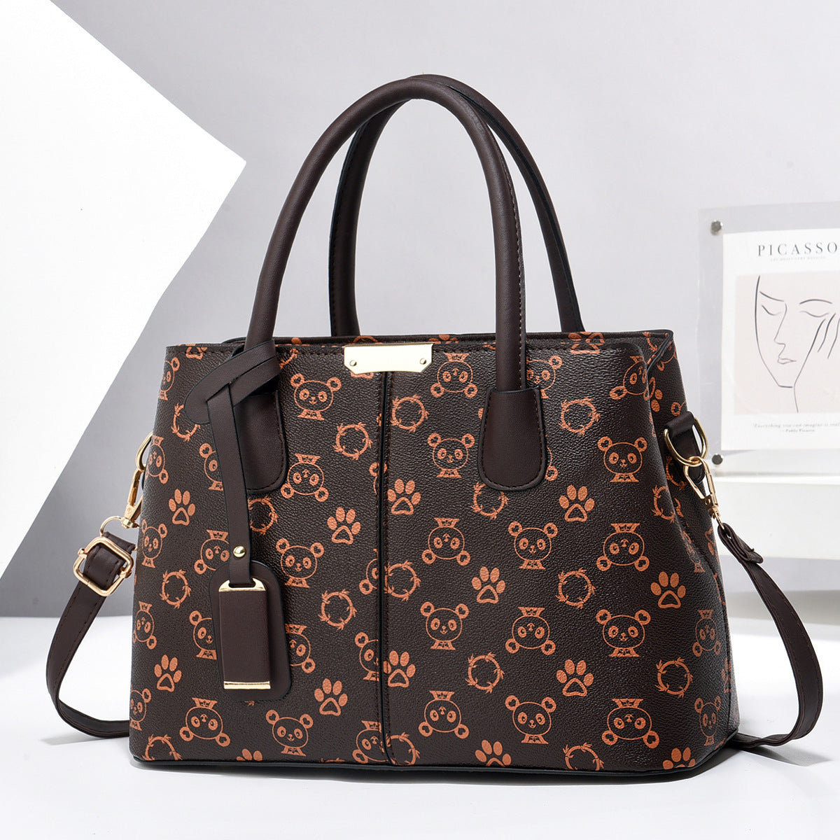 Women's Leather Handbag Large Capacity Shoulder Bags New Fashion