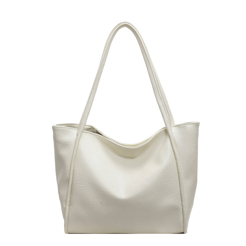 Soft Leather Shoulder Bag Large Capacity Bag For Women