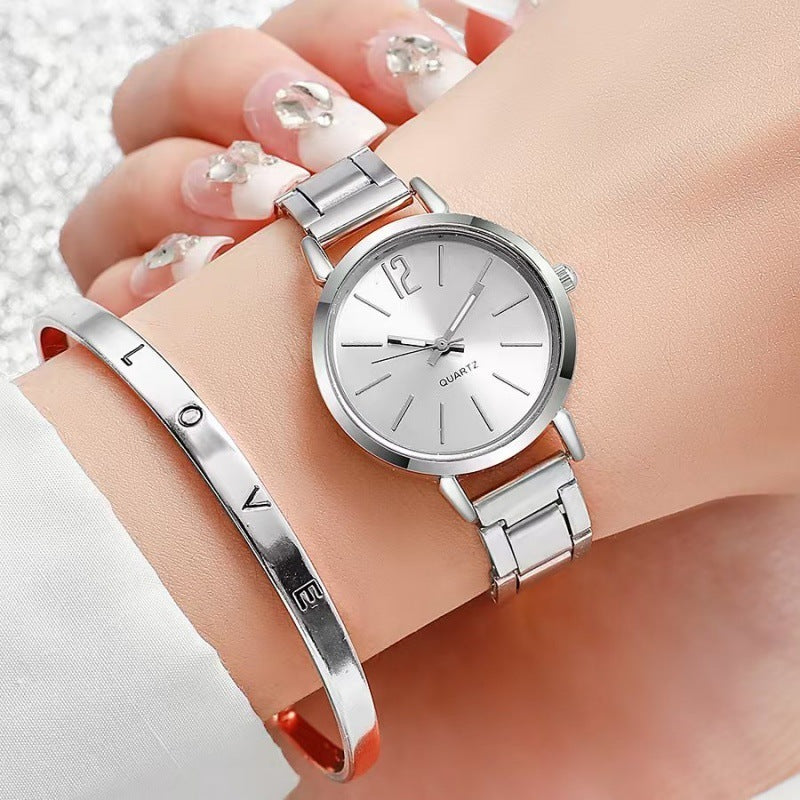 Women's Minimalist Casual Versatile Watch & Bracelet Set