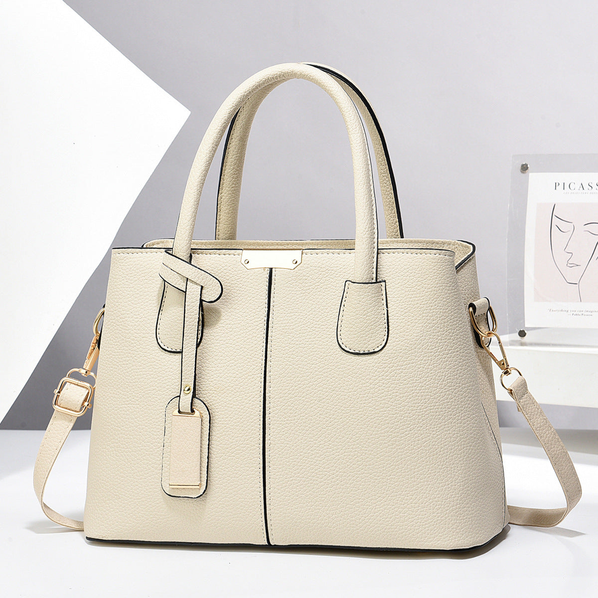 Women's Leather Handbag Large Capacity Shoulder Bags New Fashion